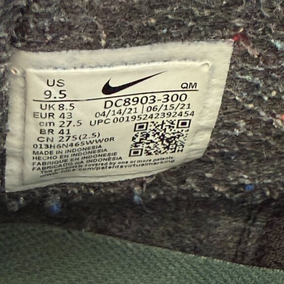 Nike SB Chron 2 Mid Mens Skate Shoes Brown/Green DC8903-300 - Picture 8 of 9